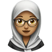 
Female doctor with higab sticker