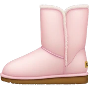 light pink uggs sticker