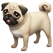 Pug sticker