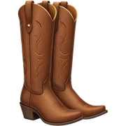 Cowboy boots sticker