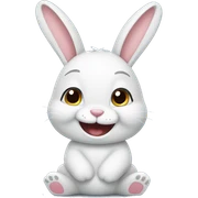 Happy bunny sticker