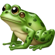 Frog sticker