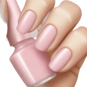 Light pink nails sticker