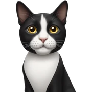 Tuxedo cat  sticker