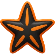 orange star toy sticker