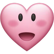 pink heart sticker