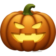 Autumn pumpkin sticker