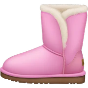 Aesthetic pink Ugg sticker