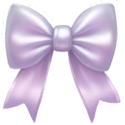 pearl bow sticker