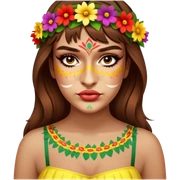 Flower-Crowned Dancer sticker