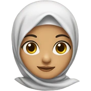 Muslim girl sticker
