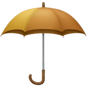 autumn umbrella sticker