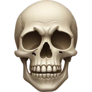 Dead skull sticker