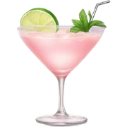 Light pink cocktail  sticker