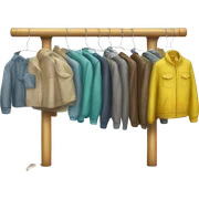 Clothing rack sticker