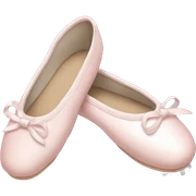 Pale pink ballet shoes sticker