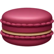 one burgundy macaron  sticker