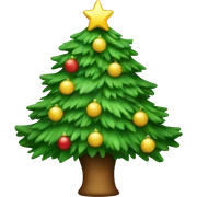 Christmas tree sticker