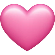 Pink heart  sticker
