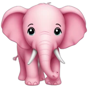 Elefante cor de Rosa  sticker