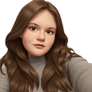 realistic girl with brown hair sticker