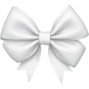 white bow sticker
