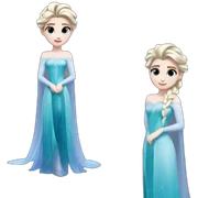 Elsa ice magical ice powers sticker