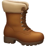 Brown moonboots sticker