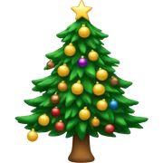 Christmas tree sticker
