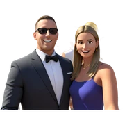 outdoor formal gathering with friends sticker