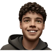 smiling boy portrait on grey sticker