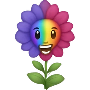 lesbian flower sticker