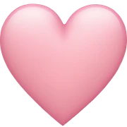 soft pink heart sticker