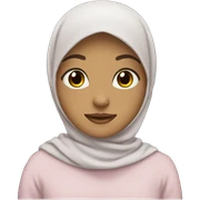 Girl with hijab sticker