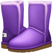 purple ugg boots sticker