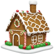 Gingerbread house sticker