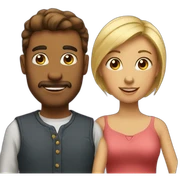 Husband and wife  sticker