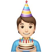 Birthday sticker