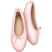 Pale pink ballet shoes sticker