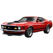 Red mustang mach 1 sticker