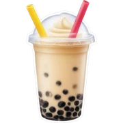Bubble tea sticker