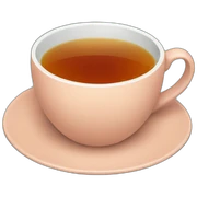 A cup of tea sticker