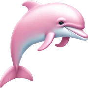 Pastel-pink-colors-dolphin sticker