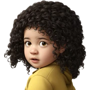 realistic portrait of girl sticker