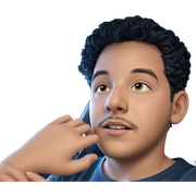 realistic portrait of a boy sticker