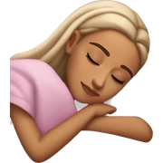 ariana grande sleeping sticker