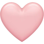 Light pink heart  sticker
