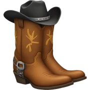 cowboy boots sticker