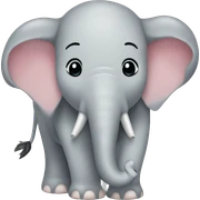 elephant with cow print sticker