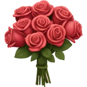 bouquet of roses  sticker